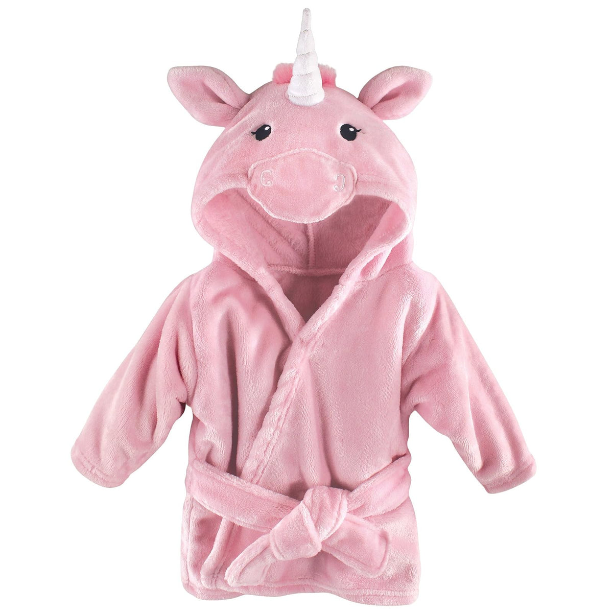 Hudson Baby - Albornoz Animal Plush, rosa (unicornio rosa), 0-9 meses