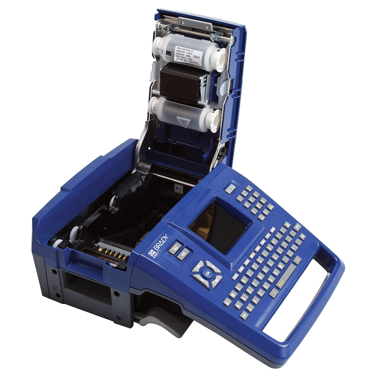 Brady (M7-R6000) Cinta para impresora - Serie R6000 Cinta última intervensión de halógenos para impresoras BMP71 y M710, color negro, rollo de 150 pies