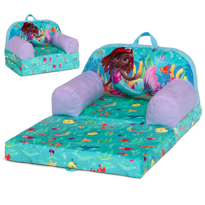 Delta Children Cozee Buddy - Silla abatible para niños de Disney Junior's Ariel-out