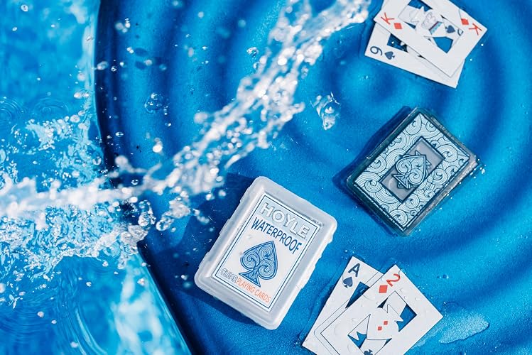 Hoyle - Cartas de juego transparentes impermeables