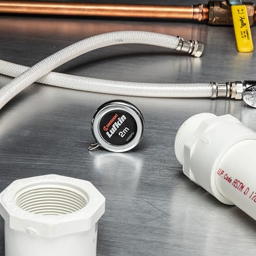 Lufkin W606PM Cinta Métrica de Bolsillo Diámetro Ejecutivo de 6 mm x 2 m, Milímetros