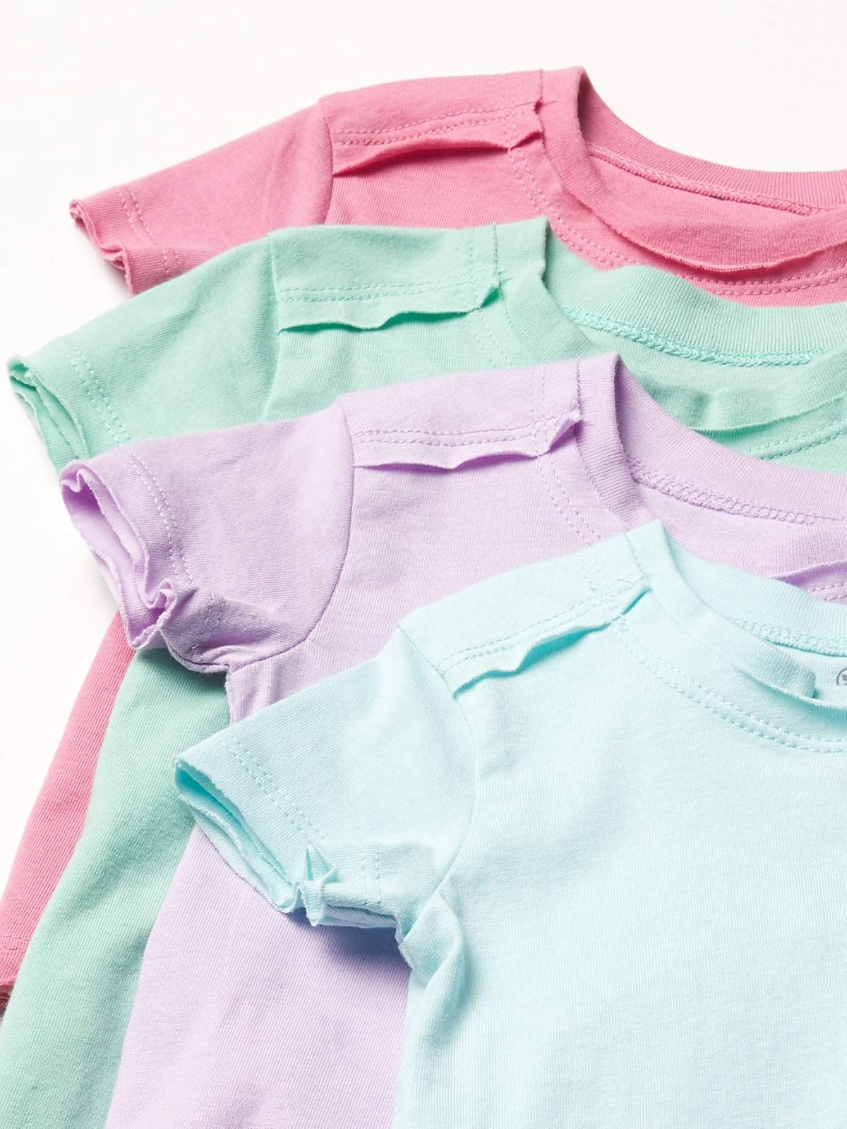 HonestBaby 10-Pack Short Sleeve T-Shirts 100% Organic Cotton Baby, Toddler, Little Kids, Boys, Girls, Unisex Conjunto de Camiseta para bebés y niños pequeños bebés Unisex