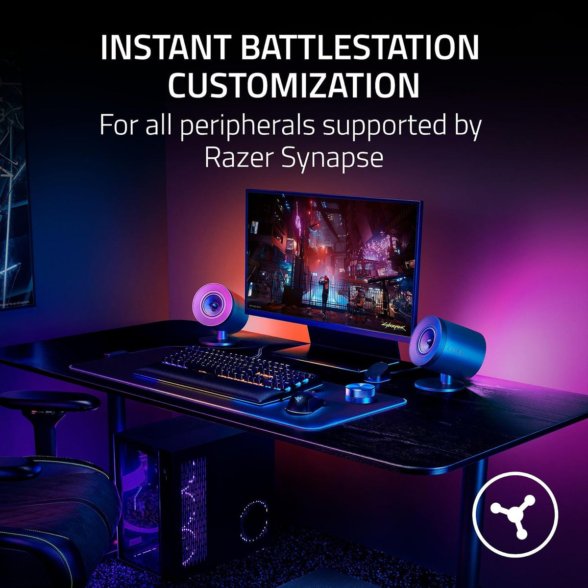 Razer Wireless Control Pod for Nommo V2 & Leviathan V2, USB & Bluetooth