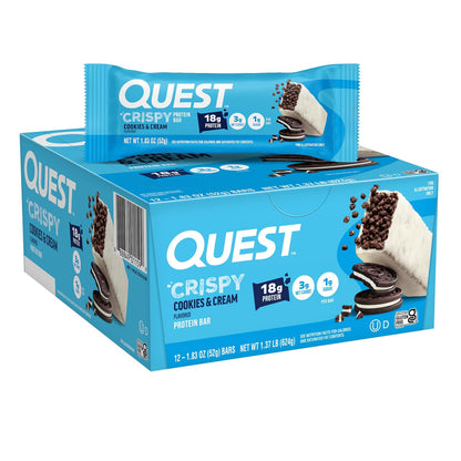 Quest Nutrition Quest Hero Crispy Barra de Proteína 12 Piezas - Galletas con Crema