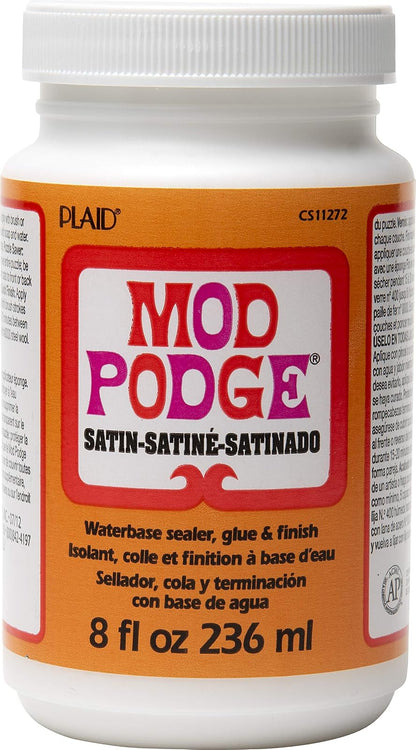 Mod Podge CS11272 - Pegamento Satinado Decoupage de 8 onzas, Transparente