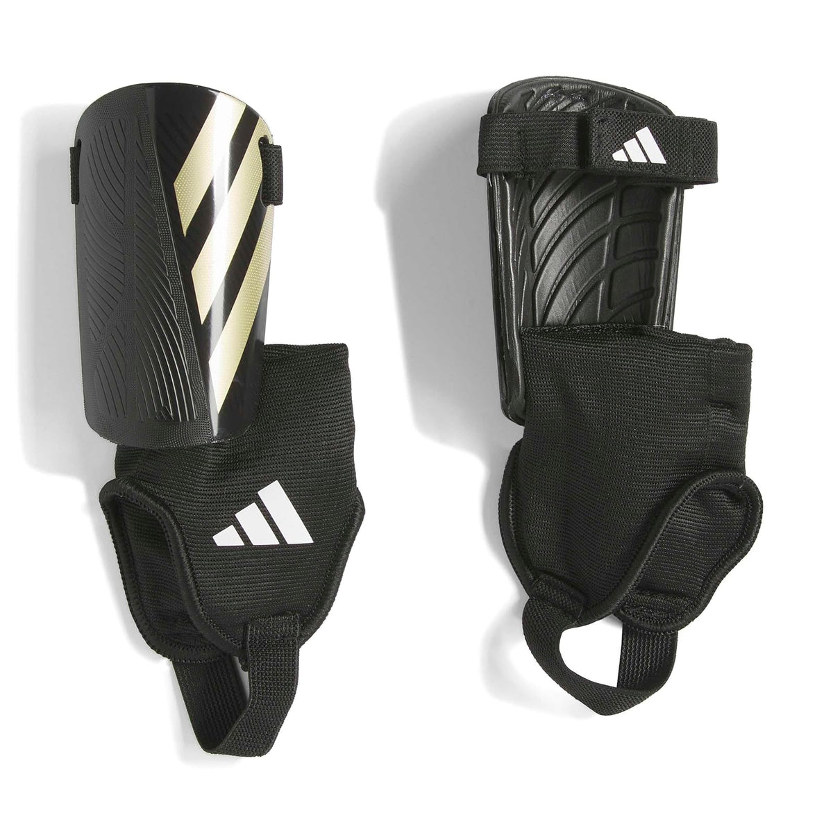 adidas Tiro Match Espinilleras para Niños - negro, blanco (Black - Gold Metallic - White) - CH