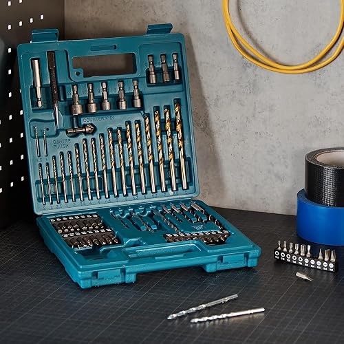 Makita - JUEGO DE ACCESORIOS MULTIPROPOSITOS 75 PZAS CON PUNTAS PARA ATORNILLADOR, AVELLANADOR, BROCAS PARA MADERA, METAL Y CONCRETO