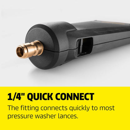 Kärcher Eco!Booster Boquilla para lavadora a presión, universal de 1/4 pulgadas, boquilla de conexión rápida para un 50% más de poder de limpieza en automóviles, vallas y muebles de patio