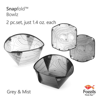 Fozzils Bowlz Snapfold (2 tazones)