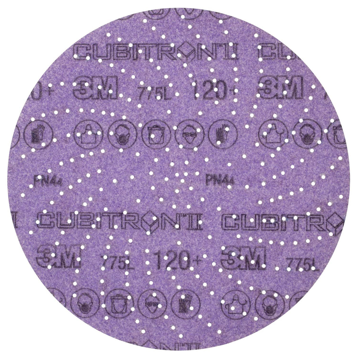 3M Xtract Cubitron II Hookit Disco de lija limpio 775L, 5 pulgadas, 15 unidades de discos de lijado de gancho y bucle, 240+ 320+ 400+, preparación y eliminación de pintura, lijado general, refinado,