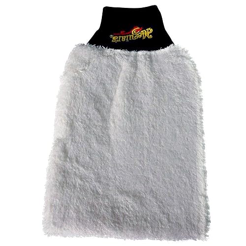 Meguiar´s X3002 Guante Lavado de Microfibra, Blanco, 7 B(M) US
