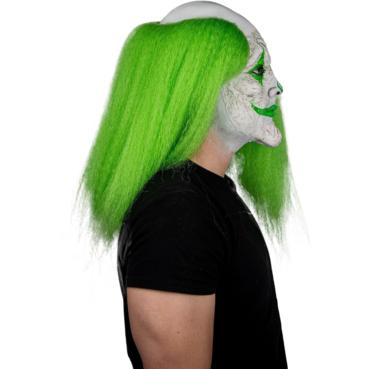Ghoulish Productions Aplicaciones De Látex Green Clown Face 3 piezas, Efectos para Cosplay Cara de Verde FX para Disfraz, Protesis de tres Piezas ideal para y Fiestas Temáticas