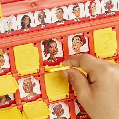 Hasbro Gaming Guess Who? Marco Original fácil de Cargar, Hoja de Personajes de Doble Cara, Juegos de Mesa para 2 Jugadores para niños, Juegos de adivinar para familias, a Partir de 6 años