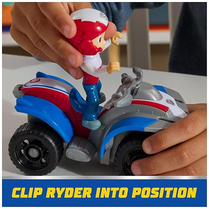 Paw Patrol, Quad de Ryder, vehículo de Juguete con Figura de acción Coleccionable, Juguetes respetuosos con el Medio Ambiente para niños y niñas a Partir de 3 años