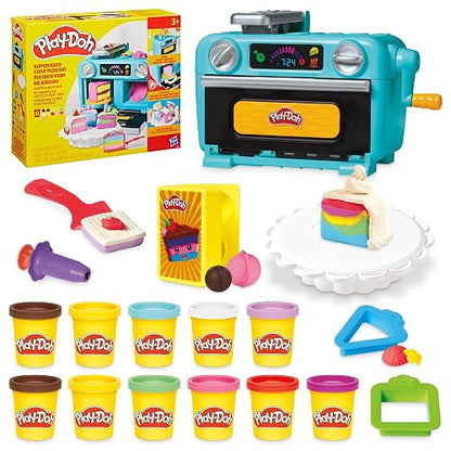 Play-Doh Hasbro Hornito de Pasteles - Kit de Manualidades Infantiles temática de pastelería con Horno de Juguete y 11 latas de Compuesto de Modelado para niños y niñas a Partir de 3 años