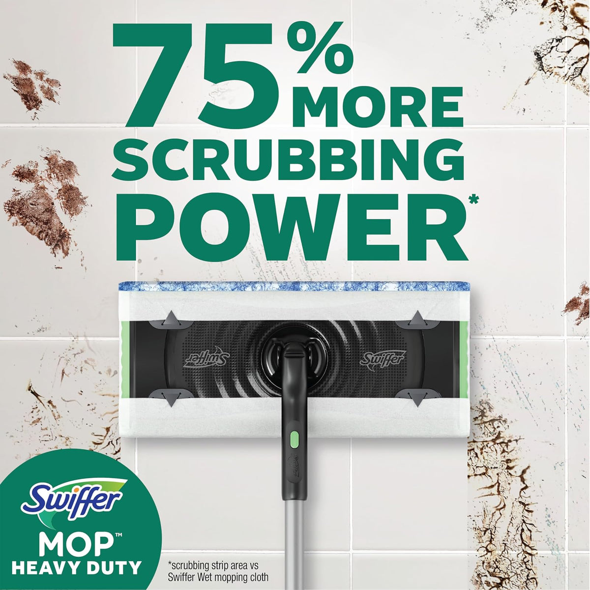 Swiffer Sweep and Mop Deluxe, 2 en 1 Kit de Limpieza y Barrido de Suelo, 1 Dispositivo, 5 recambios de Barrido, 12 recambios de trapeador