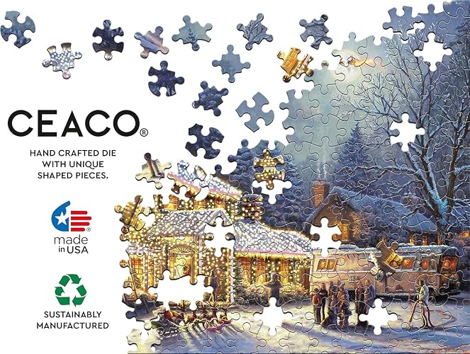 Ceaco Thomas Kinkade National Lampoon's Christmas Vacation Jigsaw Puzzle (300 Piece)