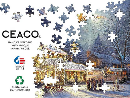 Ceaco Thomas Kinkade National Lampoon's Christmas Vacation Jigsaw Puzzle (300 Piece)