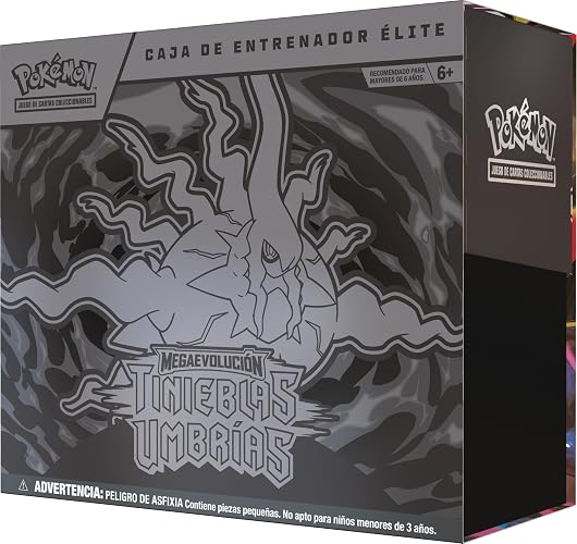 Pokémon Caja de Entrenador Élite de Megaevolución-Tinieblas Umbrías de JCC (Producto EN ESPAÑOL Latino)