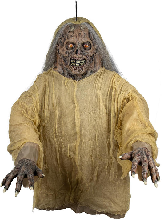 Rev Creepshow Creep Hanging Prop Decoración Colgante Oficial Creepshow, Figura Zombie de Terror para Halloween, Casa Embrujada, Fiestas Temáticas y Exhibición