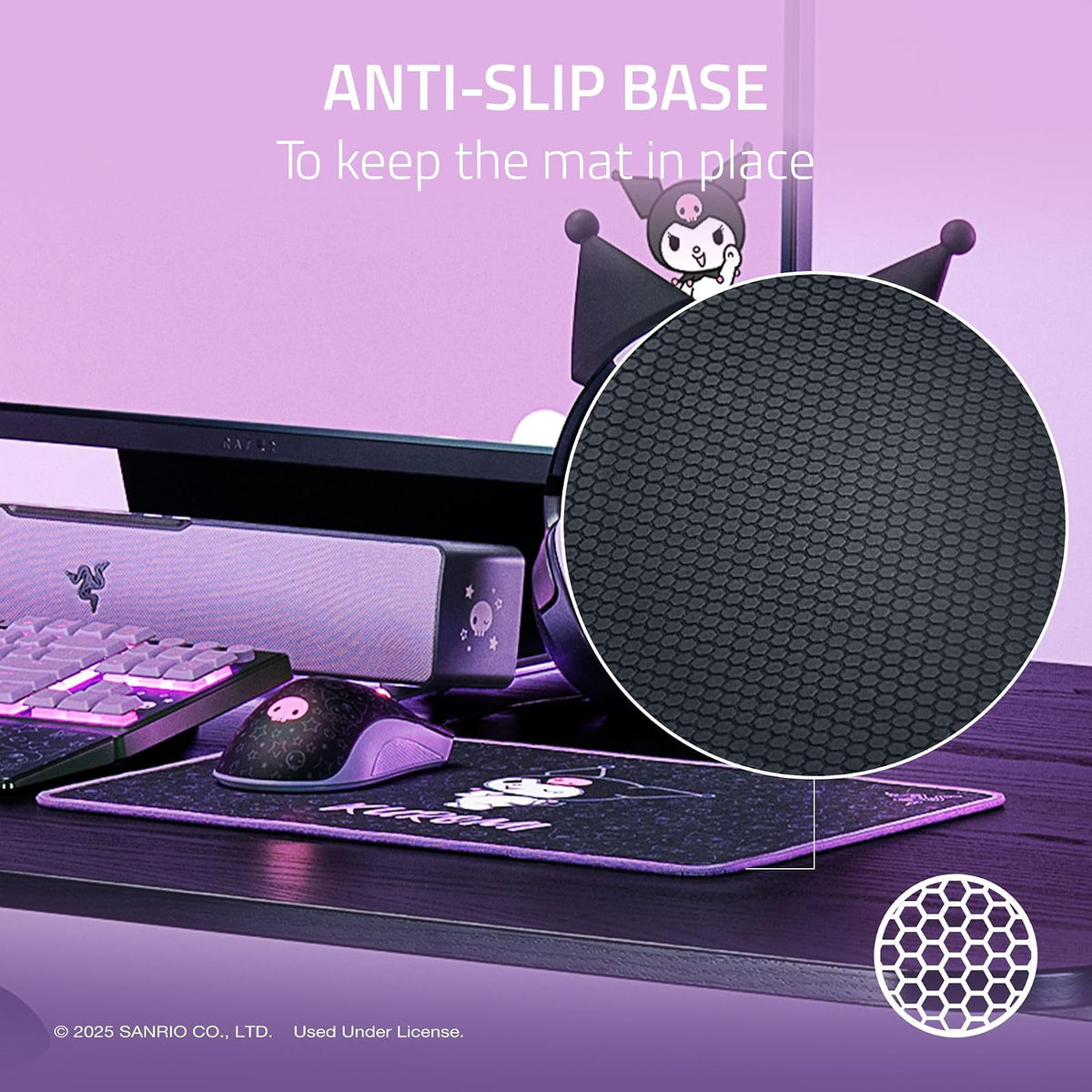Razer DeathAdder Essential - Juego de Alfombrillas para Mouse y Mouse para Juegos Goliathus, edición Kuromi