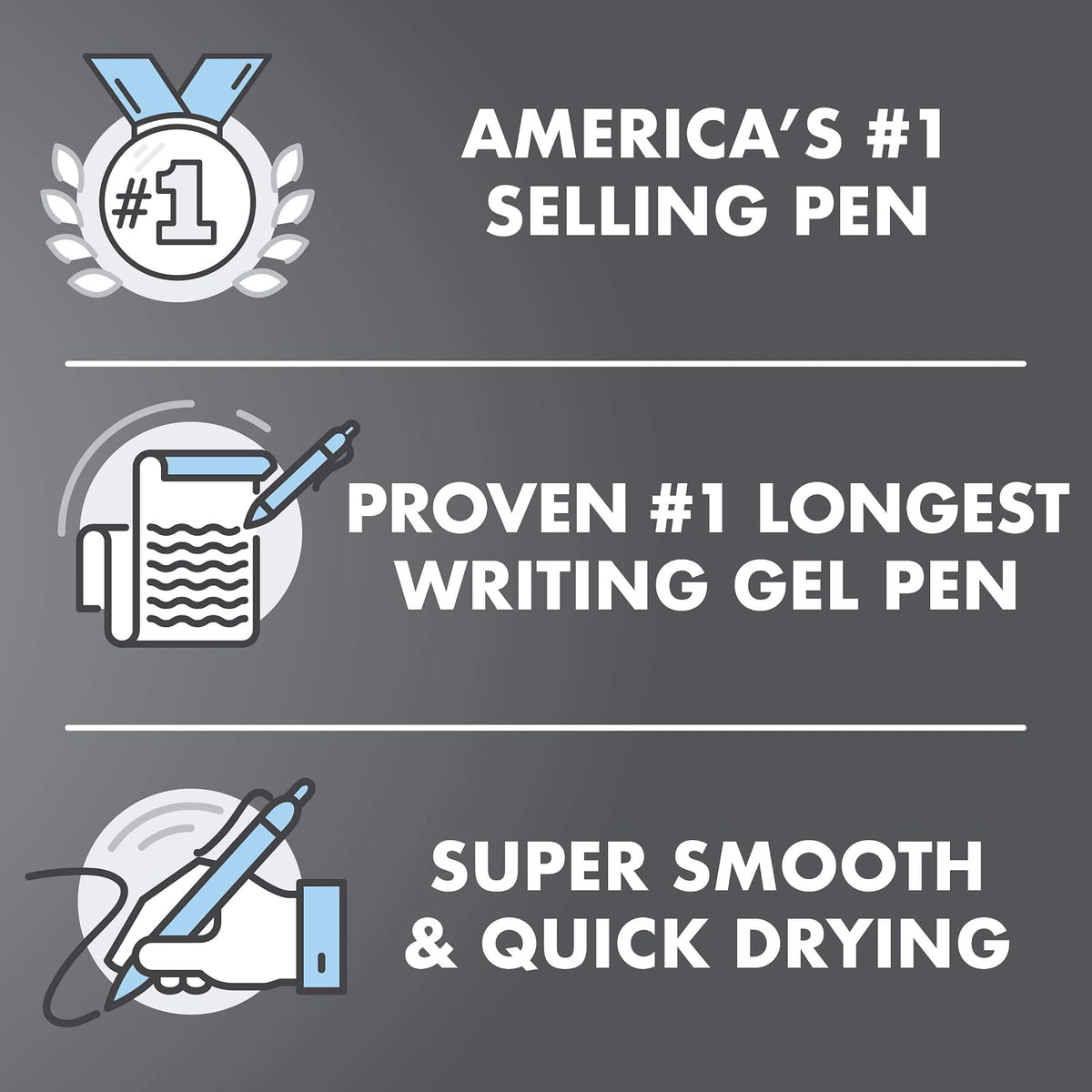 Pilot G2 - Bolígrafos Retráctiles de Calidad Superior, Tinta de Gel y Punta Fina