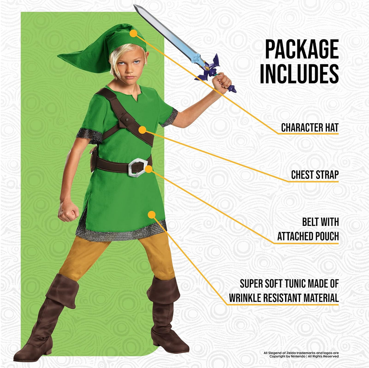 Link Classic Costume, X-Large (14-16)