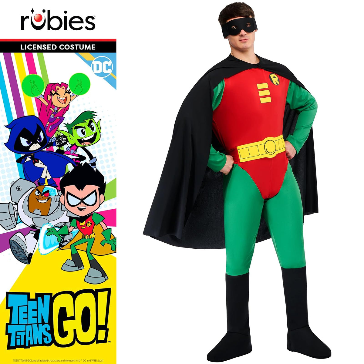Rubie's Costume Classic Batman Deluxe Robin, Red/Green, Medium Costume