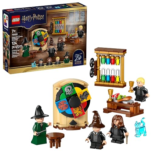 LEGO Harry Potter Castillo de Hogwarts : Ceremonia del Sombrero Seleccionador – Set de Construcción – Kit con 4 Minifiguras – Juguete para Niños y Niñas Mayores de 7 Años – 76460