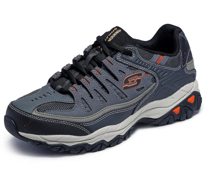 Skechers Afterburn Memory Foam Tenis con Cordones para Hombre - 26.0 cm - Carbón