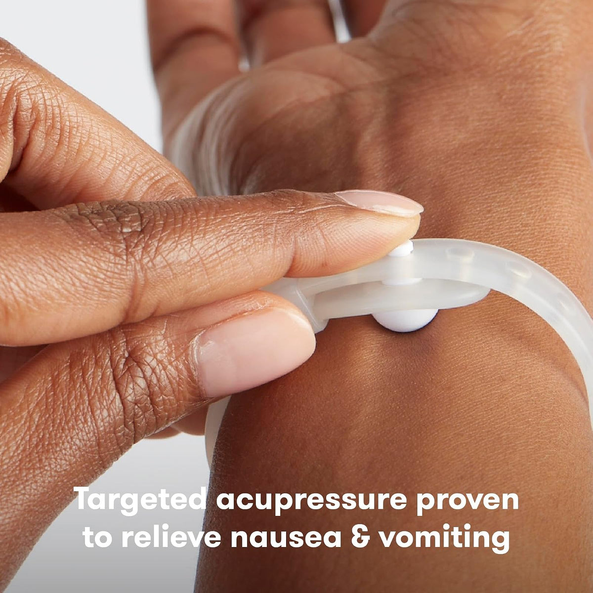 Frida Mom Banda Antináuseas| Alivio Natural de las Náuseas Matutinas 24/7| Terapia de Punto de Presión| Incluye 2 Bandas + Estuche