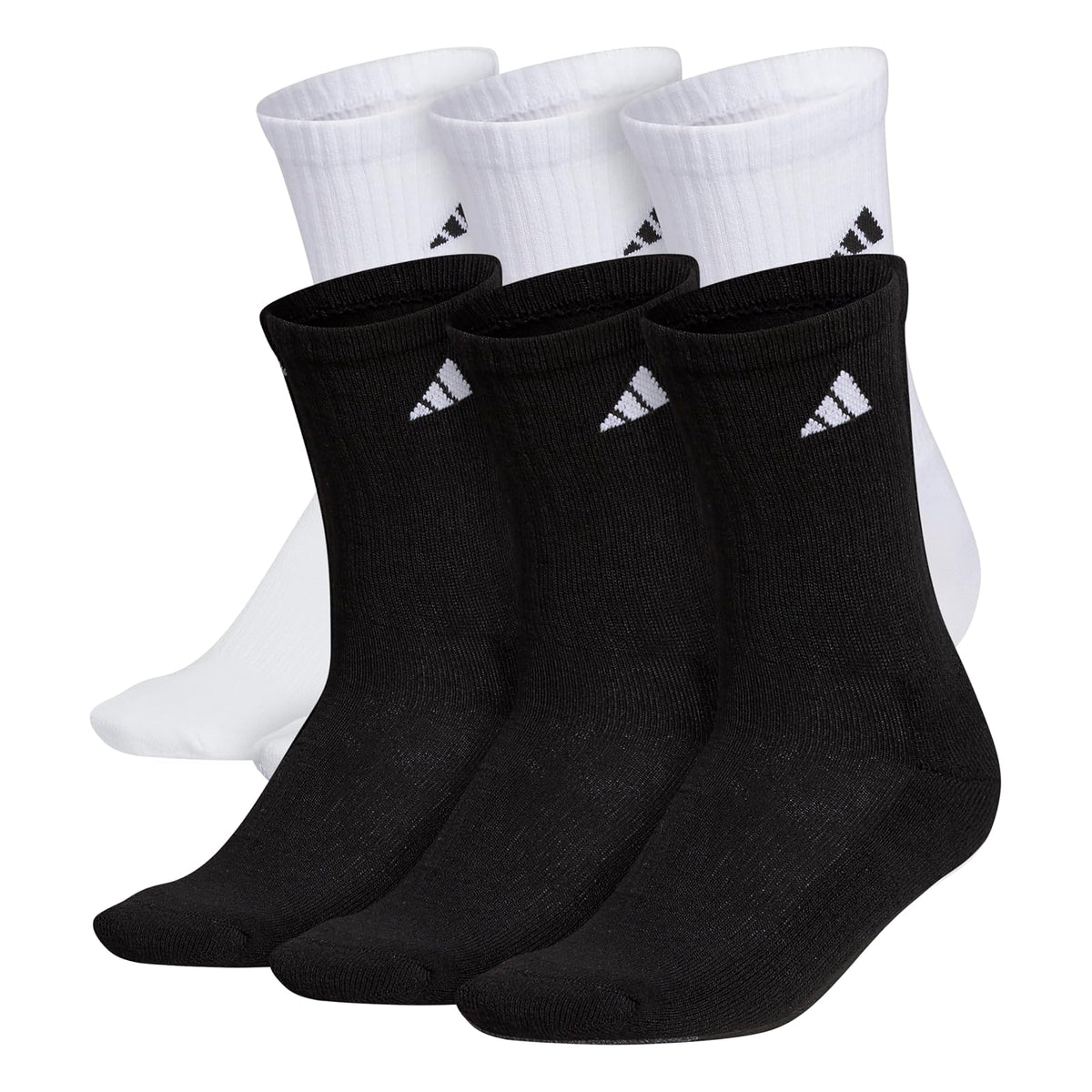 adidas Calcetines Deportivos Acolchados Hombre Paquete de 6 - G - Blanco - Negro - Blanco