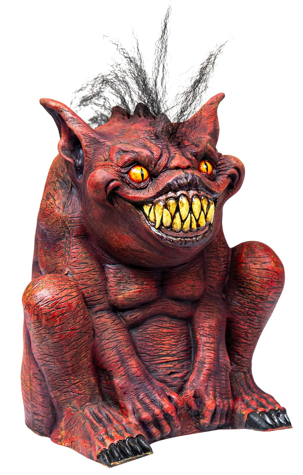 Ghoulish Productions Little Devil, Juguete Decorativo de Monstruo Diablo, Muñeco de Adorno para Decoración de Casa o Jardín Ideal para Halloween y Casa de Terror