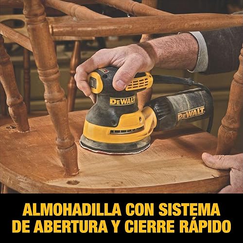 DEWALT Lijadora Orbital 5" (127mm), 280W, DWE6421