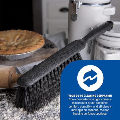 Carlisle FoodService Products 3625803 Cepillo para Polvo para Chimenea/Banco, 8 Pulgadas, Negro