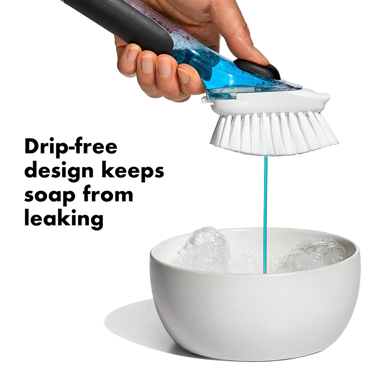 OXO New Good Grips - Juego de cepillos para Platos dispensadores de jabón