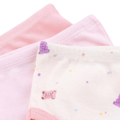 Baby Creysi Paquete de 3 Pantaletas de Algodón para Niña Calzón Básico en Tejido Cardigan Suave 6 Años
