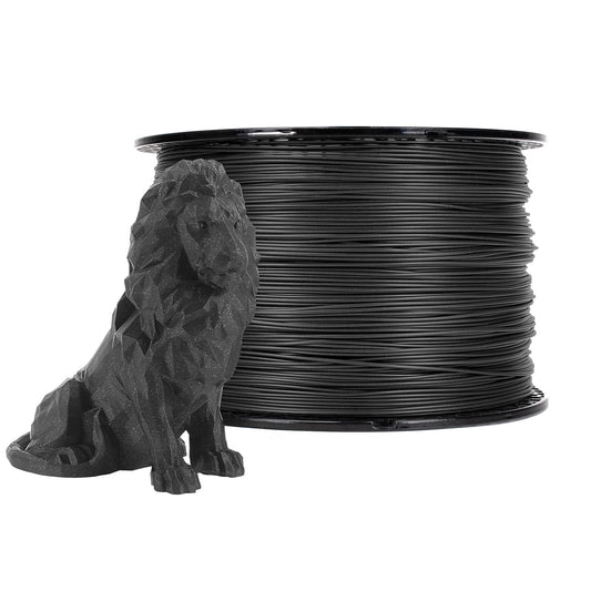 Prusament Prusa Galaxy Black, filamento PLA de 1,75 mm, carrete de 2 kg (4.5 libras), tolerancia de diámetro +/- 0,02 mm
