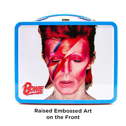 AQUARIUS David Bowie Aladdin Sane Fun Box - Caja de almacenamiento resistente con mango de plástico y cubierta frontal en relieve, producto oficial y regalo coleccionable