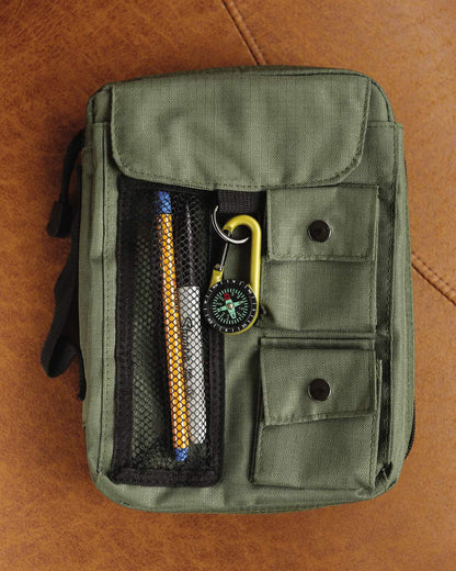 Compass Olive Green Medium Book & Bible Cover