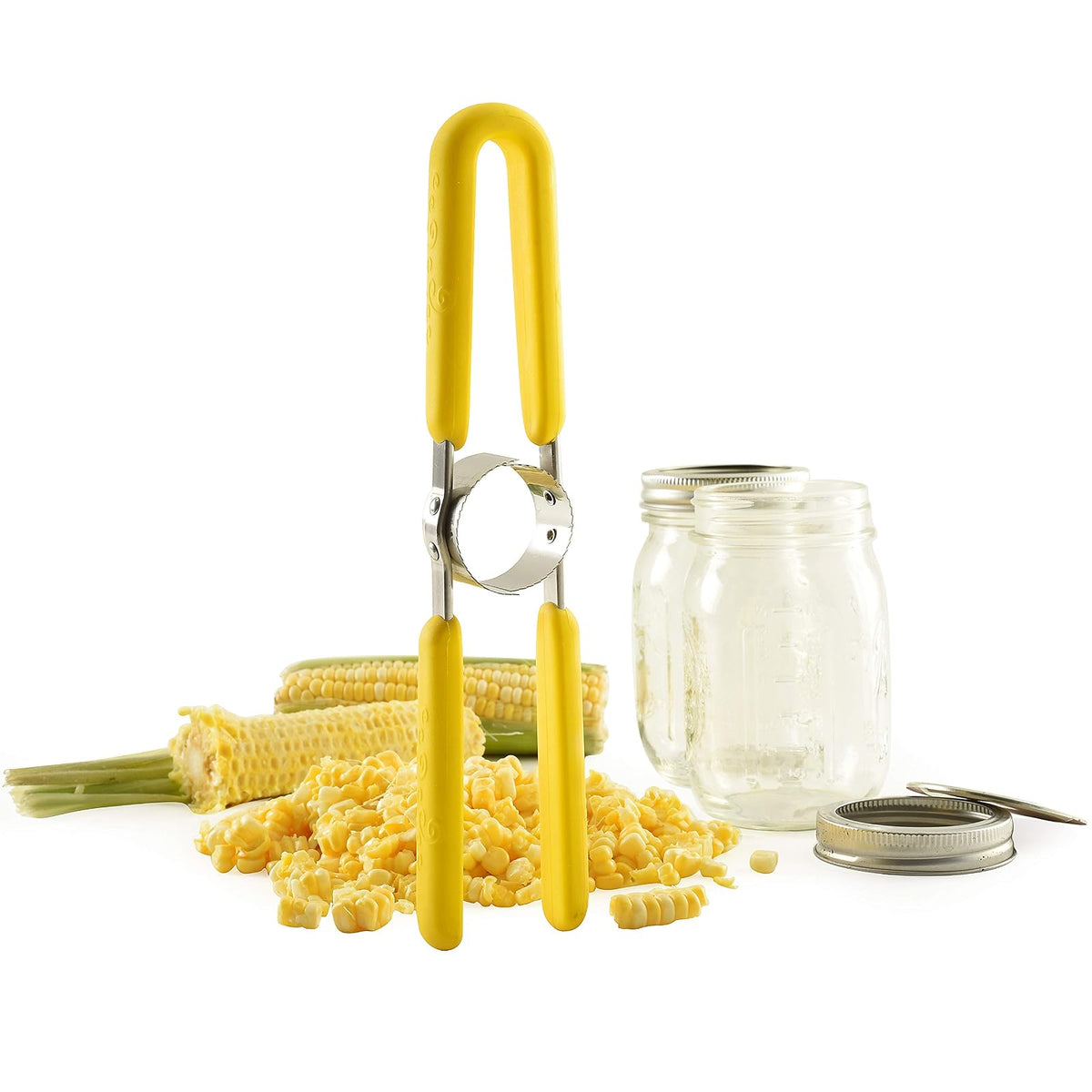 Norpro 5416 GripEz - desgranador eléctrico, talla única, color amarillo