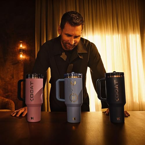 STANLEY The Quencher ProTour - Vaso con popote abatible (caja) 40 onzas/1.18 L, color negro