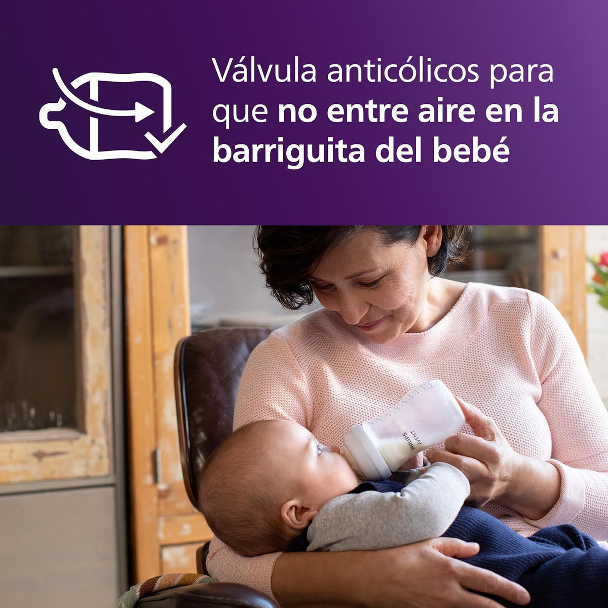 Philips Avent Set de Regalo Natural Response Recién Nacido Azul | Esenciales desde el primer día | Combina pecho y biberón fácilmente | Alimentación a su propio ritmo | 7 pz | SCD838/04