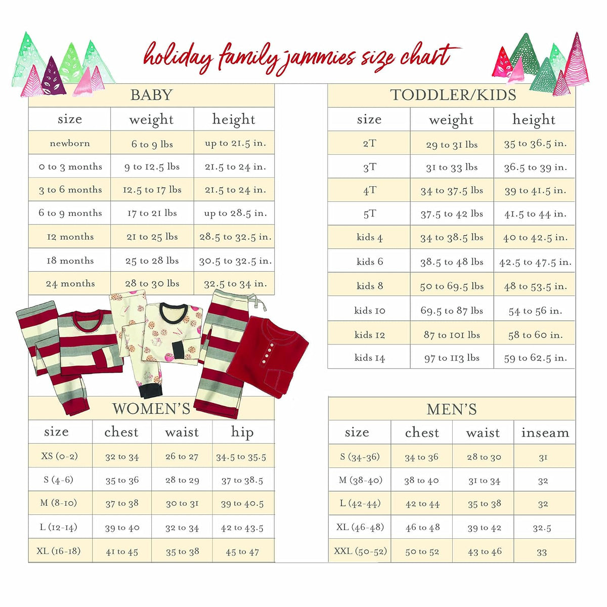 Burt's Bees Baby Baby Family Jammies Matching Holiday Organic Cotton Pajamas