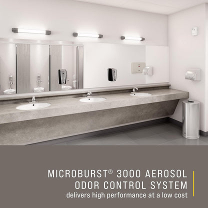 Rubbermaid Commercial Products MICROBURST 3000 – Dispensador Aromatizante Automático, Sistema de Control de Olores para Baño, Negro 1793531