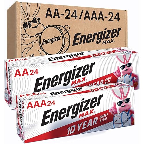 Pila Energizer Max Alcalinas, 48 Pilas, AA-24 + AAA-24.