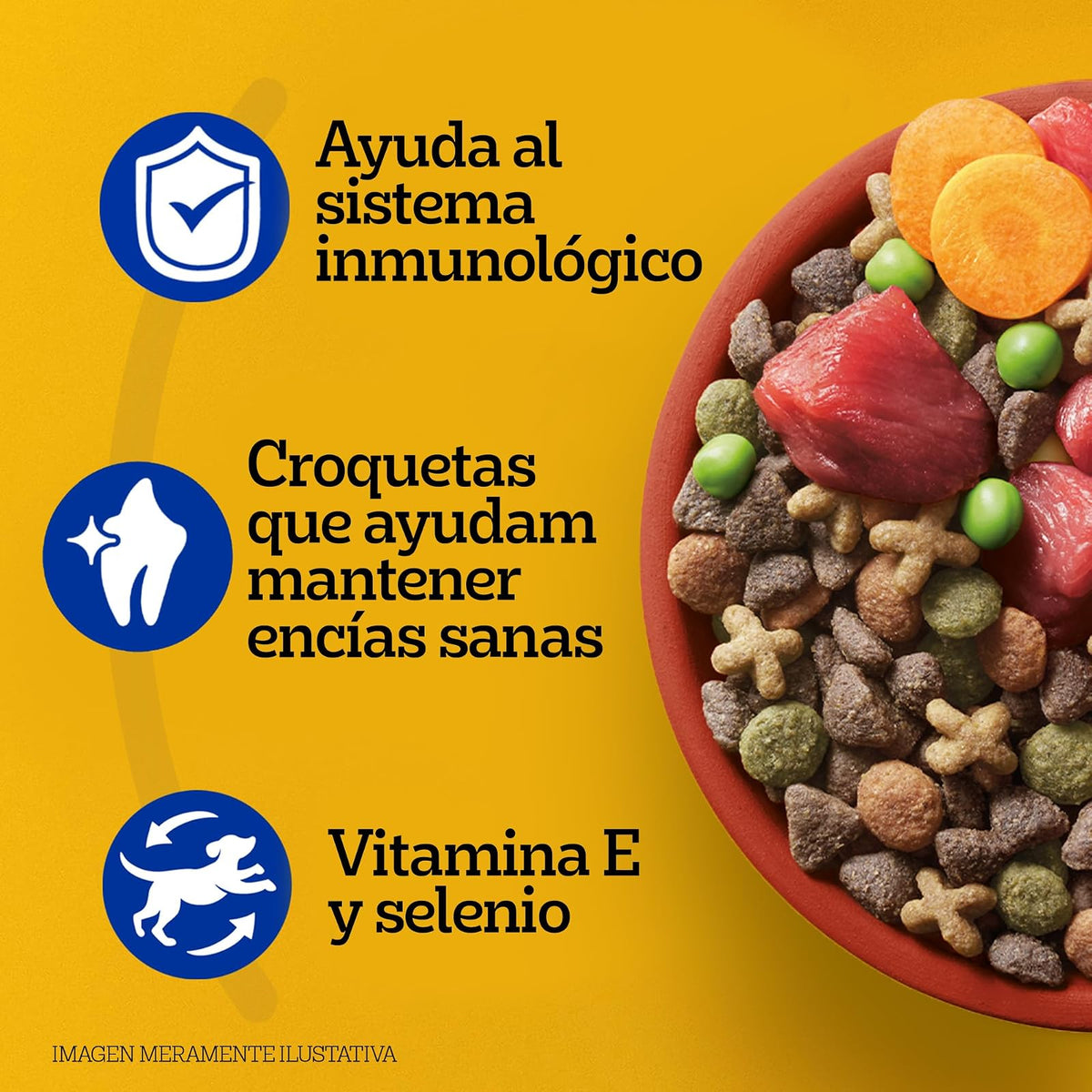 Pedigree - Croquetas para Perro Adulto 20 kg, con Res y Vegetales, Razas Pequeñas, con Proteína, Fibra y Antioxidantes