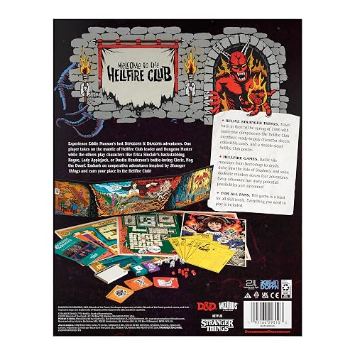 Dungeons & Dragons Stranger Things: al Hellfire Club