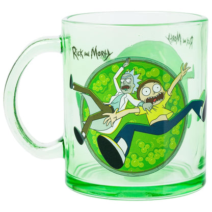 Silver Buffalo Rick and Morty Acid Vat - Taza de café de vidrio de 17 onzas | 0,52 litros