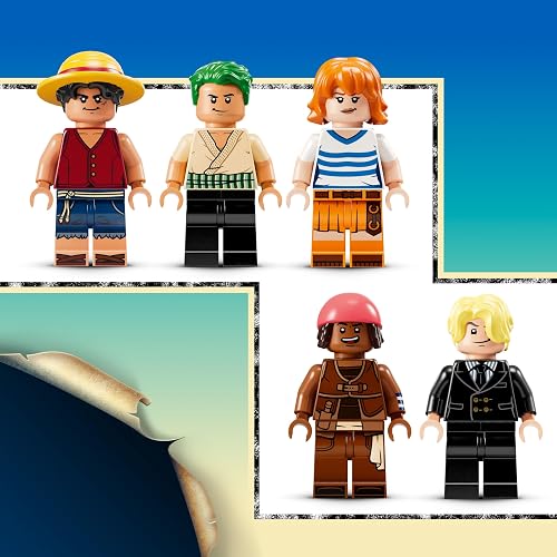 LEGO One Piece Barco Pirata Going Merry Set - Juguetes de Construcción para Niños y Niñas, Años 10+ - con 5 Minifiguras - Regalo para Cumpleaños - 75639